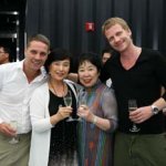 ms. seo & ms. kim with tom & christoph who came to gwangju from seoul for this special occasion