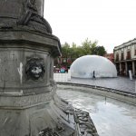 The point of view from Doña Josefa Ortiz de Dominguez, a statue of one of Mexico's greaters insurrectors, her image live permanently in la plaza. We back her up. Photo: Jesus Leon