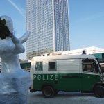 Hoping for Revolution in Berlin’s Alexanderplatz. Photo: Courtesy of the artists
