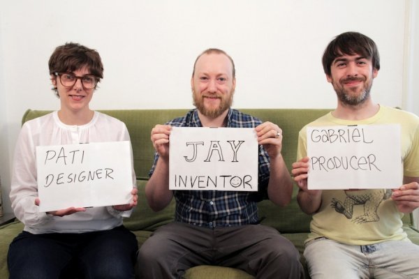 THE BETABOOK TEAM: (from left to right) Patrizia Kommerell, Jay Cousins and Gabriel Shalom