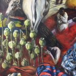 Detail of the painting 'I will follow' oil on canvas, 2015. Photo: Courtesy of the artist.