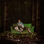 The Girl With the Old Man (2005) from her Hope series almost evokes a lost fairytale, and exhibits the kind of color saturation that is common in her work. Photo: courtesy of the artist.