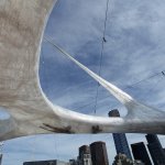 The Tape installation in Melbourne in 2011 features accessible translucent passageways. Photo: Numen