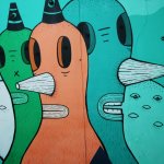 A mural for Seoul’s Soundcat musical instrument store in 2011. Photo: Courtesy of the artist.