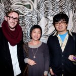 left to right: janson rapisarda, professor rina yoon and lee dongi