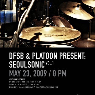 SEOULSONIC vol. 1, SAT 23rd MAY, 8PM